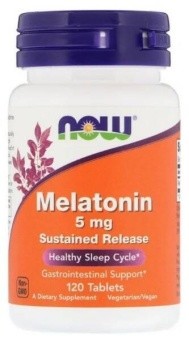 NOW Melatonin 5 mg SR (Sustained Release) 